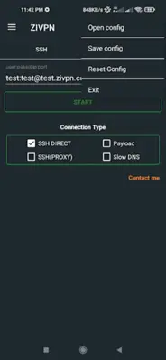 ZIVPN Tunnel (SSH/DNS) VPN android App screenshot 2